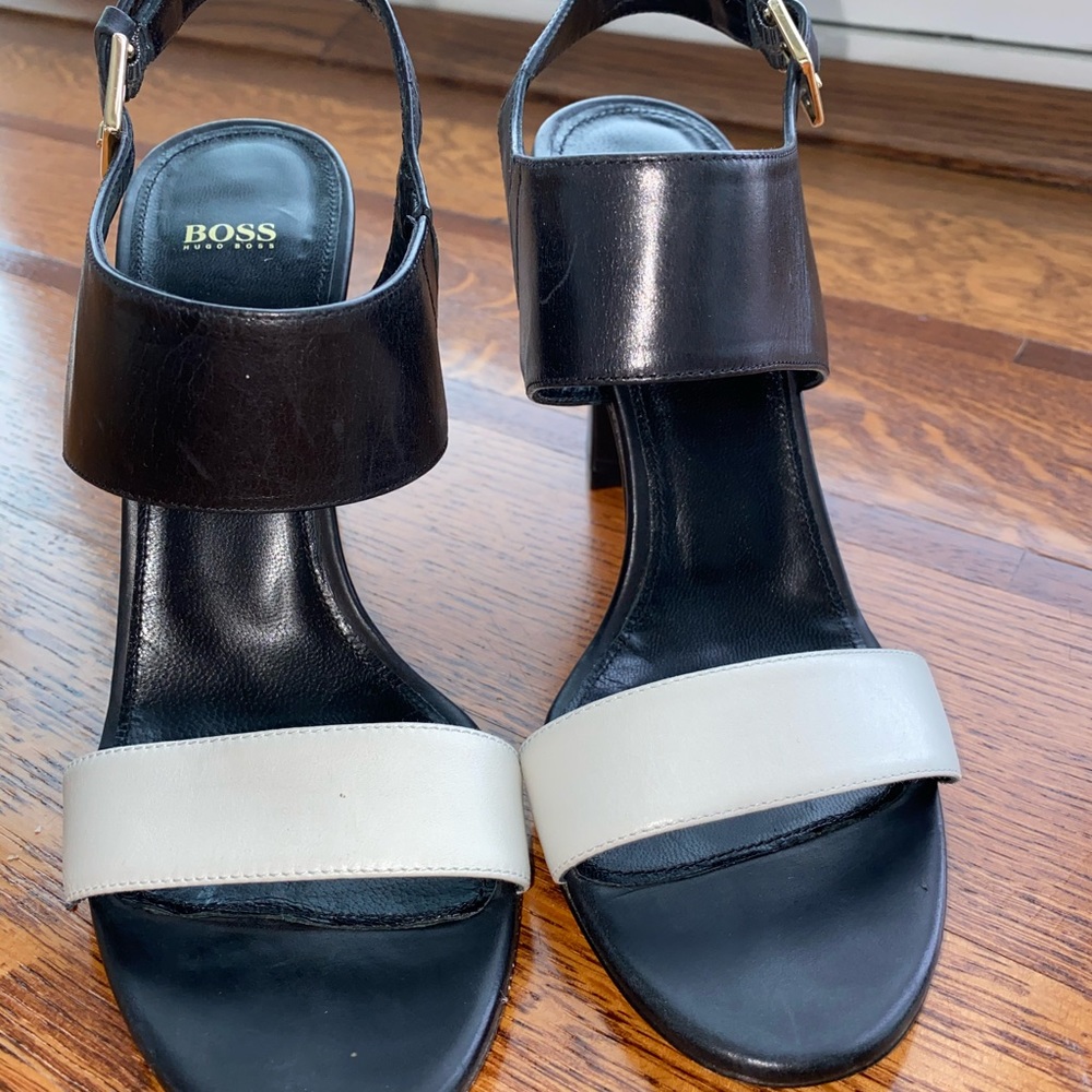 Hugo Boss block heels